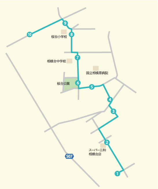 HコースMAP